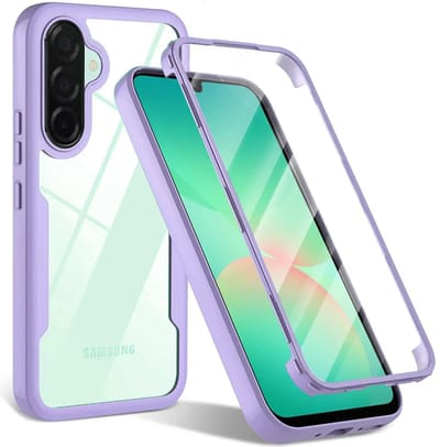 Hoesje geschikt voor Samsung Galaxy A26 - Techsuit ColorVerse 360 Case met Screenprotector - Paars