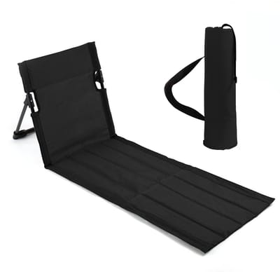 Dailygoods- Strandstoel Verstelbare Rugleuning - Inklapbaar - Lichtgewicht - Strandstoel voor Camping - Ergonomisch - Hoogwaardig Ademend Materiaal - Ligstoel