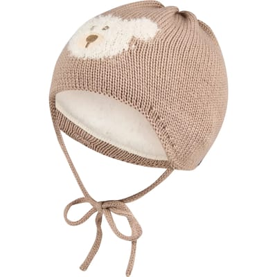 Gebreide muts met berenpatroon voor baby's Sterntaler