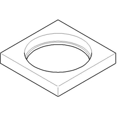Dornbracht MEM and solder replacement rosette for single lever mixer 092778007-00
