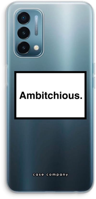 Case Company® - Hoesje geschikt voor OnePlus Nord N200 5G hoesje - Ambitchious - Soft Cover Telefoonhoesje - Bescherming aan alle Kanten en Schermrand
