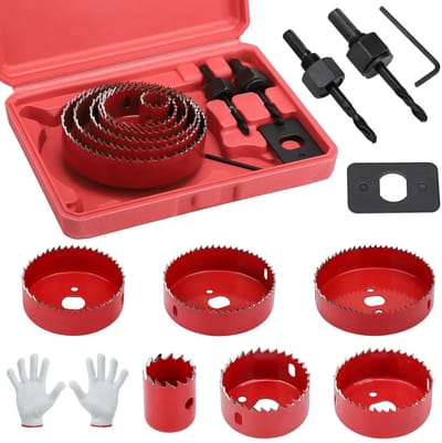 Solidchoice - 11 Delige Gatboor Set voor Hout en Kunststof