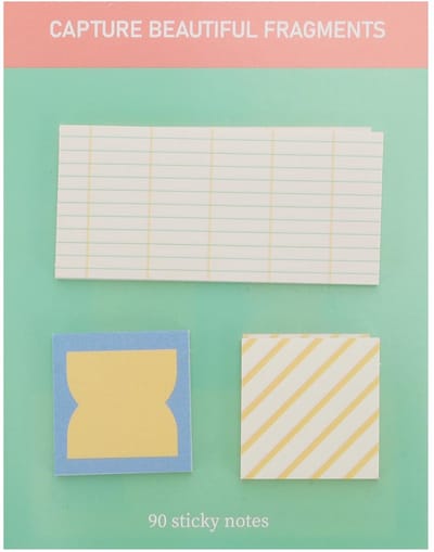 Dailygoods- Zelfklevende Notities - Innovatief Notitieblok - Kantoor-/Thuisgebruik - Gerecycled Papier - Diverse Kleuren - Betrouwbare Lijm - Plakbriefjes