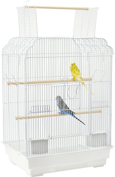 Vogelkooi Miss1 kleine vogels (wit)