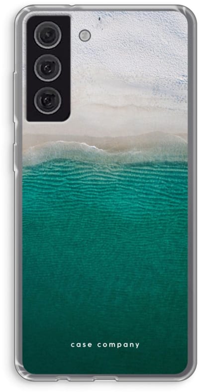 Case Company® - Hoesje geschikt voor Samsung Galaxy S21 FE hoesje - Stranded - Soft Cover Telefoonhoesje - Bescherming aan alle Kanten en Schermrand