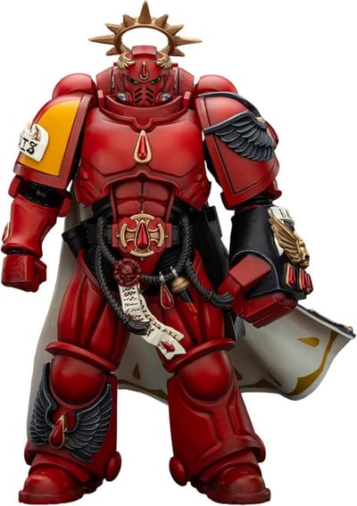 Warhammer 40K Blood Angels Captain Actiefiguur 1/18 Inclusief Inferno Pistol en Power Fist