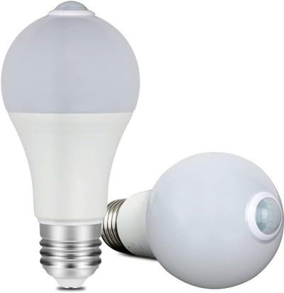E27 LED Lamp met Bewegingssensor, 12W, Koudwit Licht (1050 Lumen)