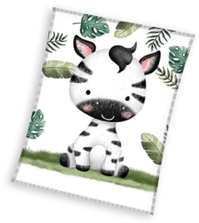 Carbotex Fleece Deken Zebra - 110 x 140 cm - Polyester