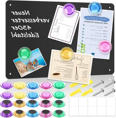 Magnetic Board, Pack of 430, 42 x 30 cm, Strong Magnetic Board, Magnetic Mat, Magnetic Whiteboard, Magnetic Wall - ShopVlot