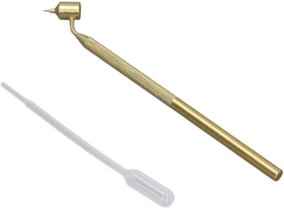 Dailygoods- Verfapplicatorpen 0,7 mm - Aluminium Ontwerp - Fijne Lijnverfpen - Verfbenodigdheden - Druppelschilderen - Voor Kunstenaars/Ambachtslieden - Verfpen
