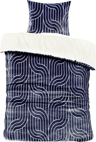 Papillon Graphic Velvet Dekbedovertrek - Eenpersoons - 140x200/220 cm - Multi