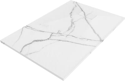 Mexen Hugo rechthoekige SMC douchebak 100 x 80 , witte steen - 42158010