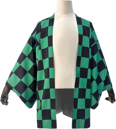 Anime Kostuum voor Shinobu en Zenitsu - Demon Cosplay Kimono en Cloak voor Halloween en Carnavalsfeesten