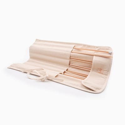 Phildar (Ppy) - Set van 8 paar breinaalden in aluminium Kleur: Rosé Gold - 40 cm