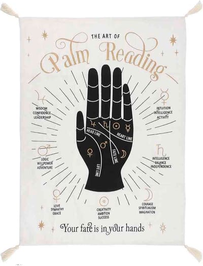 Something Different Wandkleed Small Palmistry Tassel Multicolours