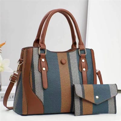 Nieuwe Vrouwelijke Kleurcontrast Modetrend Dames Tas Geavanceerd Gevoel Grote Capaciteit Schoudertas Crossbody Tas Handtas ， gray