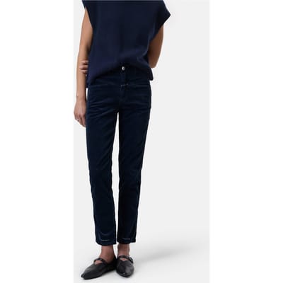 Closed Pedal Pusher Pants Dark Night Size: W24L32 | Formal pants Outlet | Dames | Blauw