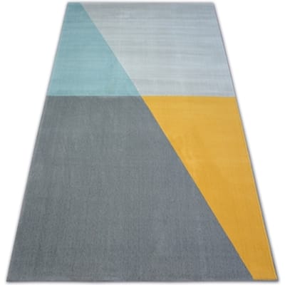 Kleden Rugsx Tapijt SCANDI 18487/572 - TRAPEZE TRAPEZES grijskl 80x150 cm