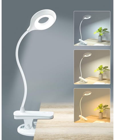 Leeslampje Volwassenen - Bureaulamp - Tafellamp - Wit