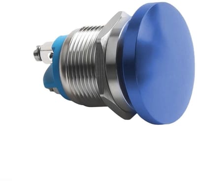 Drukknopschakelaar Paddestoel - Noodstop Schakelaar - Industriële Automatisering - Momentary Zelf Reset - 16mm Paneel - Groen