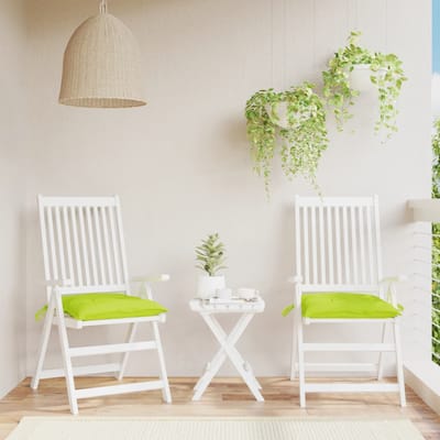 vidaXL - Palletkussens - 2 - st - 50x50x7 - cm - oxford - stof - felgroen