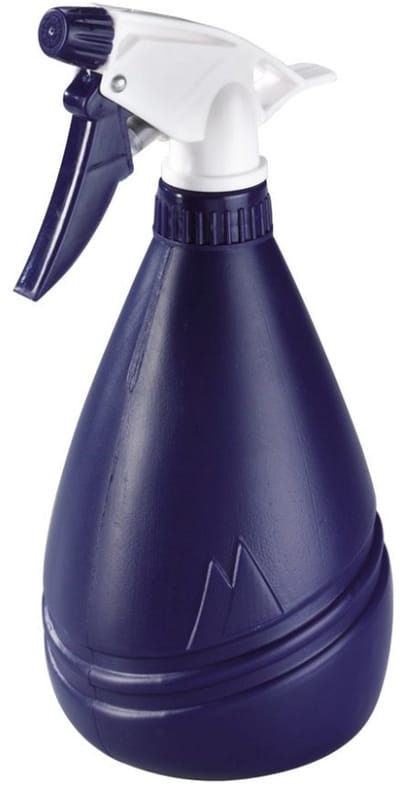 Leifheit spuitfles 600 ml - 500 spuitbeurten - hervulbaar - blauw - wit