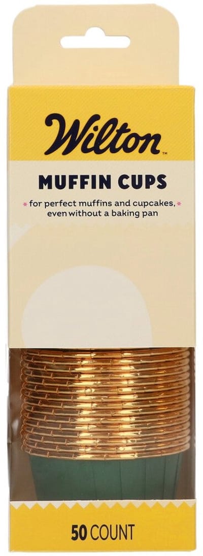 Wilton Muffin Cups - Donkergroen - Set/50 - Bakvorm voor Muffins en Cupcakes