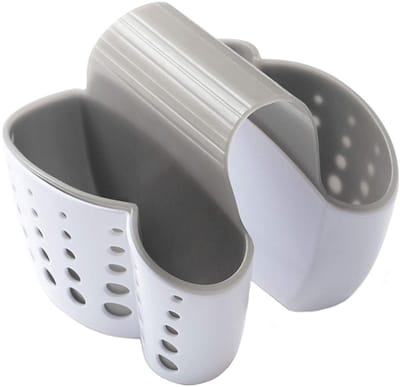Dailygoods- Gootsteenorganizer Wit - Sponshouder - Keukengereihouder - Badkameropslag - Duurzaam TPR/ABS - Hangend Ontwerp