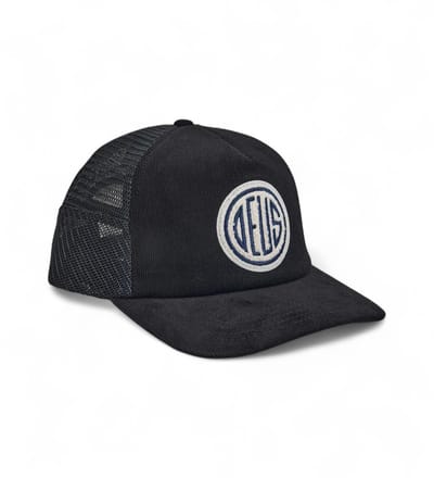 DEUS Pill Cord Trucker cap - Black