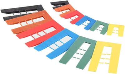 Vulplaten Set - Afstandhouders Nivelleerders - Bouw Uitlijning - Waterdicht Polypropyleen - 1 tot 6mm - Gesorteerd