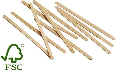 Roerstaafjes - Hout (FSC®) - 110mm