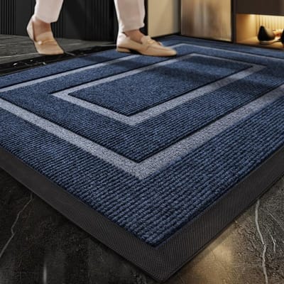 Commerciële Rubberen Entree Vloermatten, Onderhoudsvriendelijke Antislip Vloermatten voor Entrees, Elevator Zandschraap- en Stofverwijderingsmatten 60*90cm