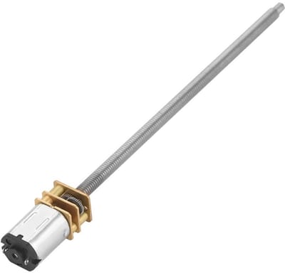Dailygoody - DC 6/12V N20 Metalen Snelheidsreducerende Motor - 60RPM Micro-motor met Lange Outputas