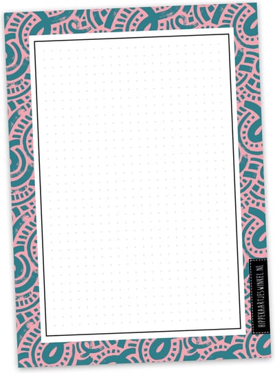 Notitieblok A6 - Schrijfblok klein - stationery - handig schrijfblok - kantoorartikelen