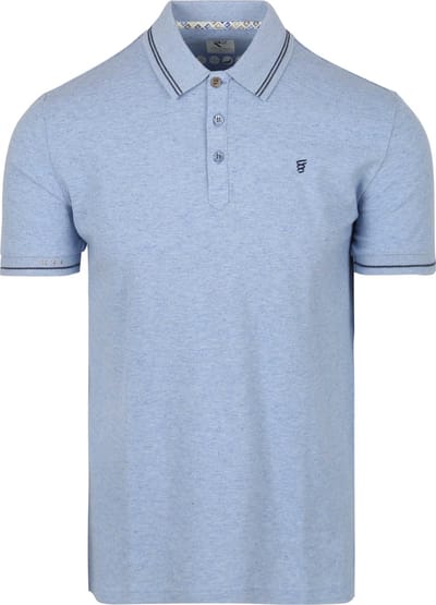 R2 Amsterdam Polo Soft Solid Light Blue - Maat XL - Heren