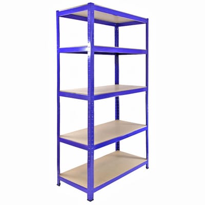 Magazijnstellingen t-rax - blauw - 280 kg per plank - boutloos