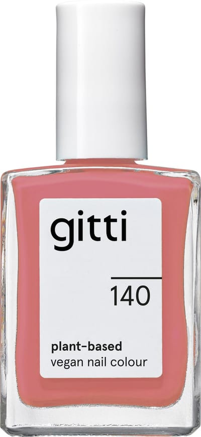 Gitti No. 140 - Sweet Heat - nagellak - minimaal 82% natuurlijk - 23 vrij - manicure - blijft 7 dagen zitten