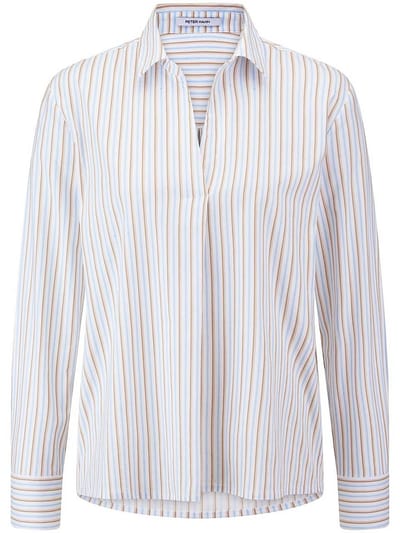 Lange blouse Van Peter Hahn beige