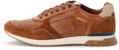 camel active Sneakers met ademende inzetstukken - Maat menswear-42 - Bruin