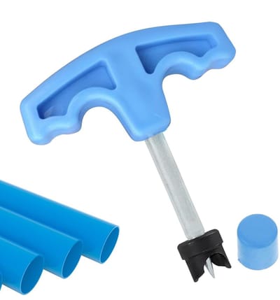 Druppelirrigatiepons - Waterleiding Ponsgereedschap - Tuinslang Repareren - Comfortabele Grip - 10 x 8.6 cm - Zwart