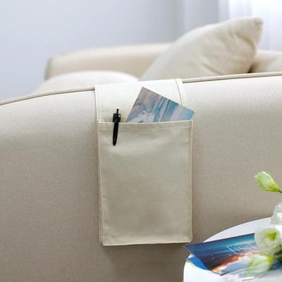 Katoen Linnen Opbergtas Organizer voor Bedzijde Bed Bureau Tas Sofa TV Afstandsbediening Hangtas Opbergorganizer Bed Houder Zakken
