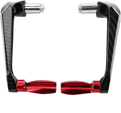 Dailygoody - Stuurrembeschermer - Universele Motorfietsaccessoire - Aluminiumlegering - Rood - Veiligheid - Geschikt voor motoren en fietsen