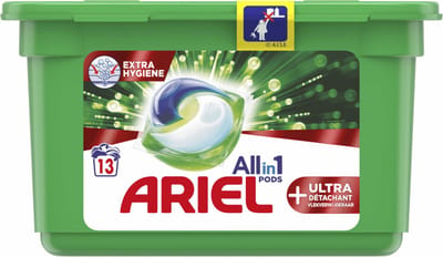 6x Ariel All-in-1 Pods+ Wasmiddelcapsules Effect Oxi-vlekverwijderaar 13 stuks