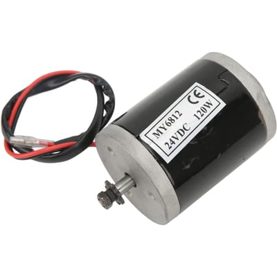 Elektrische Borstelmotor 24V120W Hoge Snelheid Aluminiumlegering Geborstelde DC Motor voor Elektrische Scooter