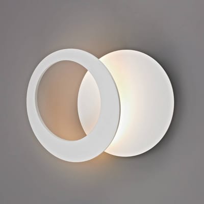 Mantra Iluminación Toronto LED wandlamp, wit, Ø 26 cm, aluminium, verstelbaar
