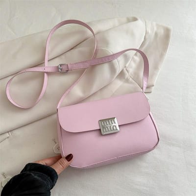 Eenvoudige Tassen voor Dames Modetrend Dames Tassen Nieuwe Hoge Waarde Kleine Vierkante Tas Temperament Eén-schouder Casual Crossbody Tas gray