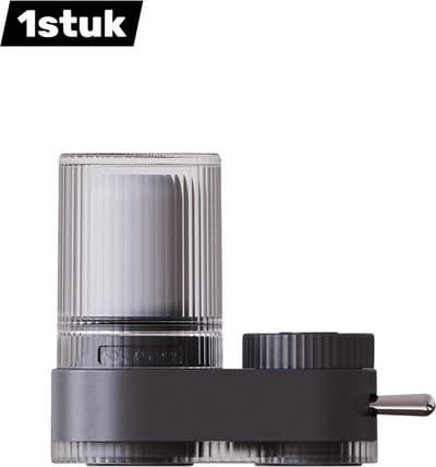 1stuk - Waterzuiveraar kraan - Keuken - Kraanwaterfilter - Spatwaterdicht - Kraanwaterzuiveraar - Wasbaar - Keramiek - Grijs
