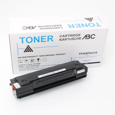 Panasonic TPANPA210 - Toner Zwart - 1.600 pagina's - Huismerk Compatible - Geschikt voor Pantum M 6500 Pantum M 6500 nw Pantum M 6500 w Pantum M 6550 Pantum M 6550 nw Pantum M 6600 noordwest Pantum P 2500 n Pantum P 2500 nw Pantum P 2500 w