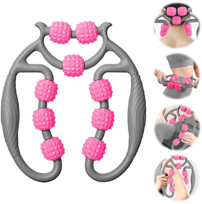 Dailygoods- Massageroller 360 graden - Kuitmassagerol - Cellulitis Massageapparaat - Diepe Weefselmassage - Massagerol voor Benen - Verlicht Stijfheid en Pijn