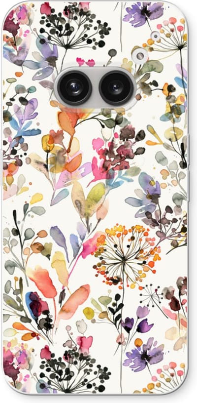 Case Company® - Hoesje geschikt voor Nothing Phone (2a) hoesje - Wilde grassen - Soft Cover Telefoonhoesje - Bescherming aan alle Kanten en Schermrand